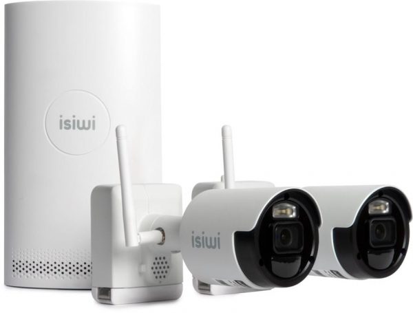 ISIWI KIT WIRELESS CONNECT AIR2 ISW-K2N8BFBTA4MP-2 GEN1 NVR 8 CANALI + 2 TELECAMERE  A BATTERIA DA 8