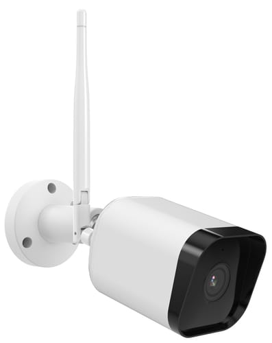 TELECAMERA ISIWI WIRELESS SQUARE 4MPX BULLET FISSA PER ESTERNO IR LED AUDIO BIDIREZIONALE SD CARD IP
