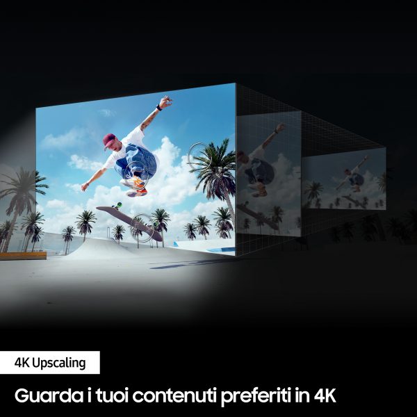 SAMSUNG SMART TV 50" 4K UHD WIFI LAN DLNA DVT2 DVBS2 HDR10 ITALIA NERO