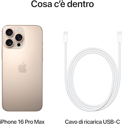 APPLE IPHONE 16 PRO MAX 512GB DESERT TITANIUM