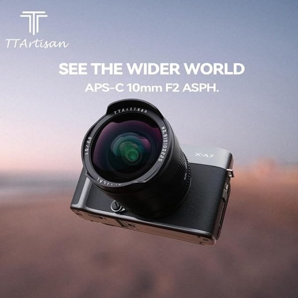 TTArtisan 10mm F2.0 Ultra Grandangolo per Fuji X Mount APS-C