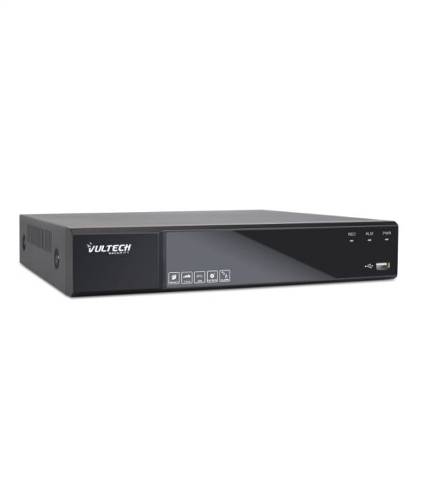 VULTECH SECURITY NVR 4 CANALI POE  FINO A 5MPX H.265 HDMI P2P CLOUD 1 HD