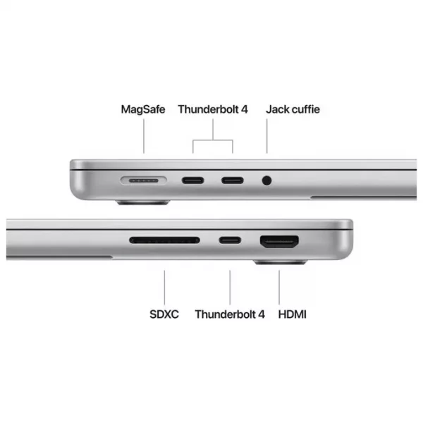 APPLE 14INCH MACBOOK PRO APPLE M4 CHIP WITH 10CORE CPU AND 10CORE GPU 16GB 512GB SSD SILVER