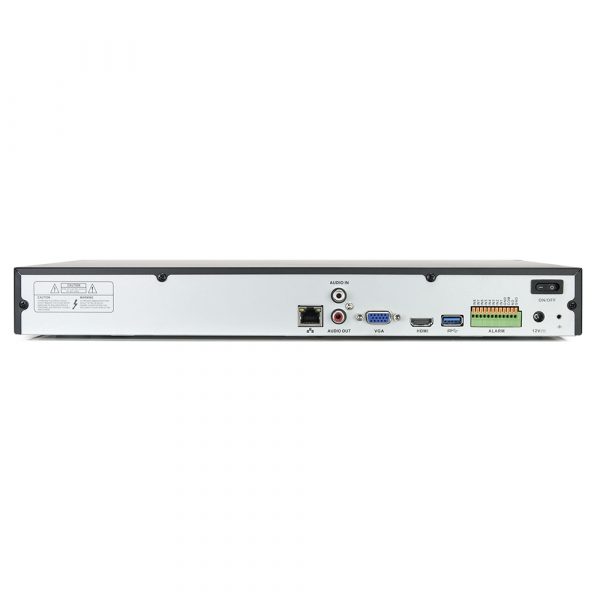 VULTECH SECURITY NVR 16 CANALI ULTRA-HD FINO A 8MPX H.265 HDMI P2P CLOUD 2 HD ALARM. 4K