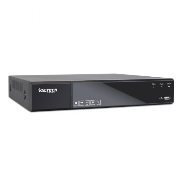 VULTECH SECURITY NVR 4 CANALI ULTRA-HD POE FINO A 8MPX H.265 HDMI P2P CLOUD 1 HD 4K