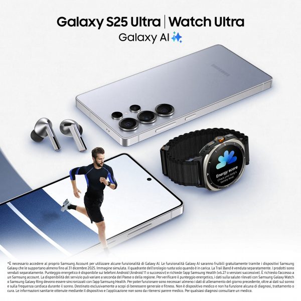 SAMSUNG GALAXY S25 ULTRA 5G 256 GB TITANIUM WHITESILVER