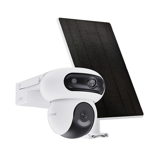 EZVIZ TELECAMERA HB90 + 8W SOLAR PANEL TELECAMERA DA ESTERNO A BATTERIA MOTORIZZATA DOPPIO OBIETTIVO