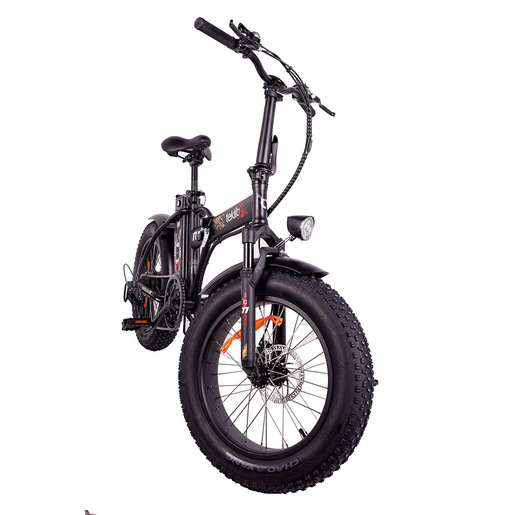 TEKLIO TF1 Fat Bike elettrica 20'' nera in acciaio