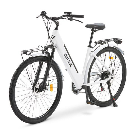 Nilox NXEBJ7WH bicicletta elettrica Bianco Alluminio 71,1 cm (28'') 27,5 kg Litio