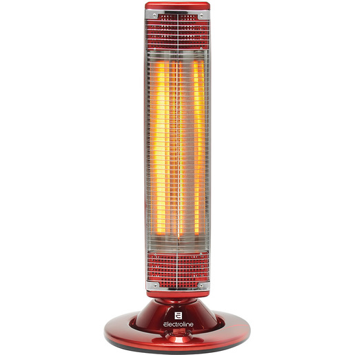 Electroline CHE95RO stufetta elettrica Interno Rosso 900 W
