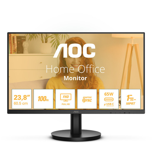 AOC 24B3CA2 Monitor PC 60,5 cm (23.8'') 1920 x 1080 Pixel Full HD LED Nero