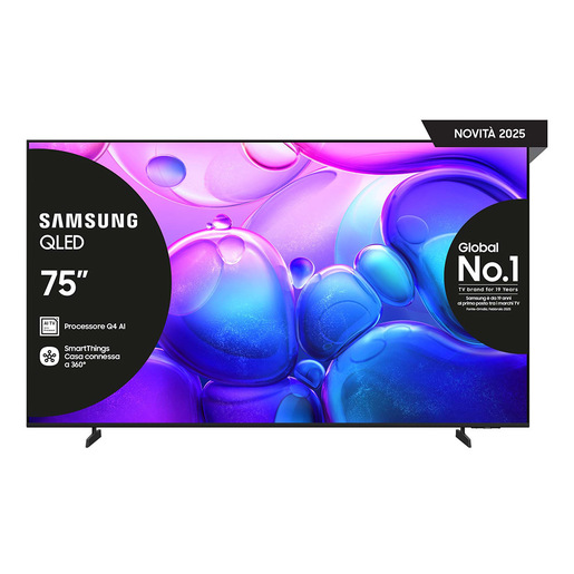 Samsung Smart TV 75'' QE75Q6FAAUXZT QLED 4K 2025