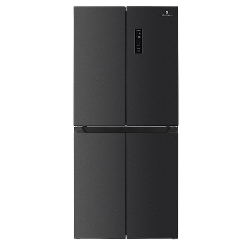 Electroline 4DE58NV1KD0 frigorifero 4 porte Libera installazione D Nero, Acciaio inox
