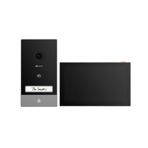 EZVIZ HP7 sistema per video-citofono 17,8 cm (7'') Nero, Argento