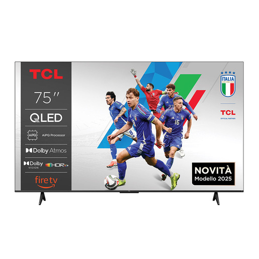 TCL T6C Serie Smart TV QLED 4K 75'' 75T6C, Dolby Vision & Atmos, HDR10+, Fire TV