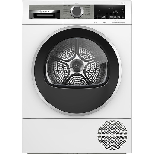Bosch Serie 6 WQG235C0IT Asciugatrice a pompa di calore 8 kg Bianco