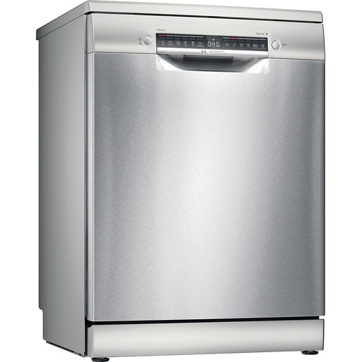 Bosch Serie 4 SMS4HMI07E Lavastoviglie da libera installazione 14 coperti Acciaio spazzolato anti-impronta Classe D