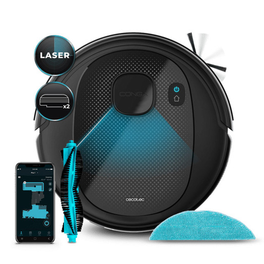 Cecotec Conga 7490 Eternal X-Treme Senza sacchetto Nero