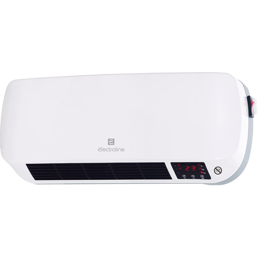 Electroline CWHE208 stufetta elettrica Interno Bianco 2000 W Riscaldatore ambiente elettrico con ventilatore