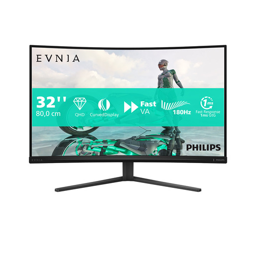 Philips Evnia 32M2C3500L/00 Monitor PC 80 cm (31.5'') 2560 x 1440 Pixel Quad HD LCD Nero