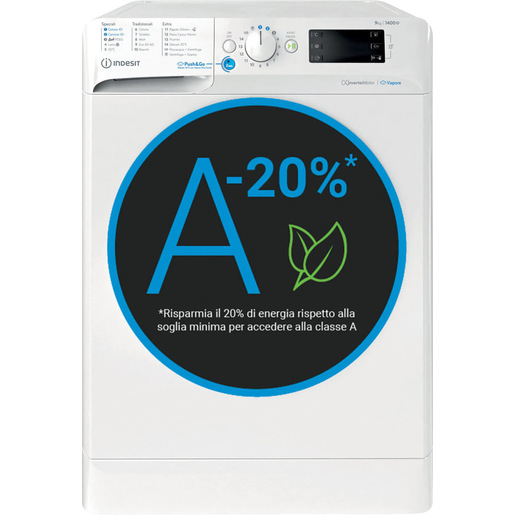 Indesit Lavatrice a libera installazione BWE 91498X WKV IT - BWE 91498X WKV IT