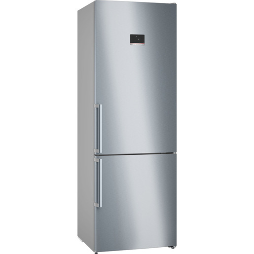 Bosch Serie 6 KGN49AICT Frigorifero Combinato da libera installazione 203 x 70 cm Acciaio anti-impronta Classe C