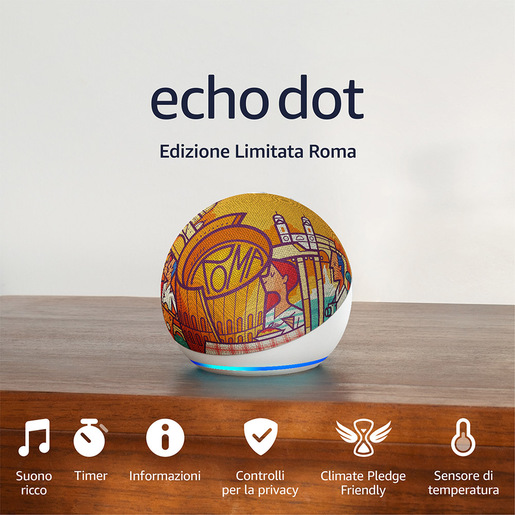 Amazon Echo Dot Edizione limitata Roma