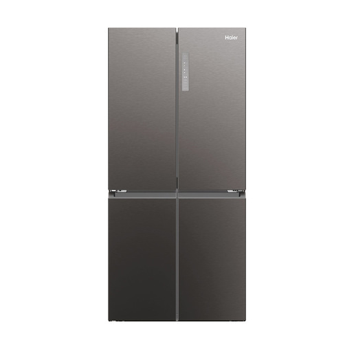 Haier HCR3818ENMD frigorifero side-by-side Libera installazione 467 L E Grigio