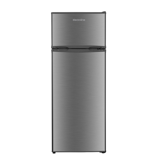 Electroline DDHE28NSM1XE0 frigorifero con congelatore Libera installazione E Acciaio inox