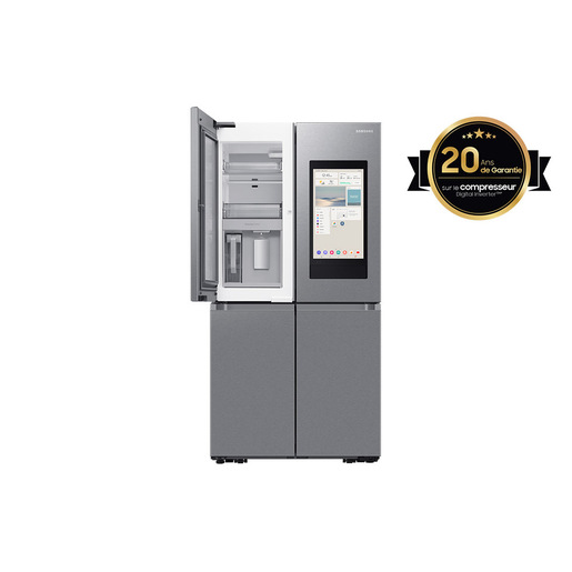 Samsung Frigorifero RF65DG9H0ESREF 4 Porte Family Hub™ AI Libera Installazione 636L Classe E Inox Spazzolato