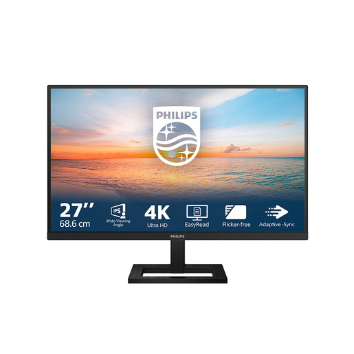 Philips Serie 1000 27E1N1900AE/00 LED display 68,6 cm (27'') 3840 x 2160 Pixel 4K Ultra HD LCD Nero