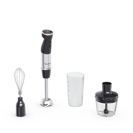 Moulinex DD6738 Quickchef+, Frullatore a immersione, Tecnologia con lame Powelix per una miscelazione rapida