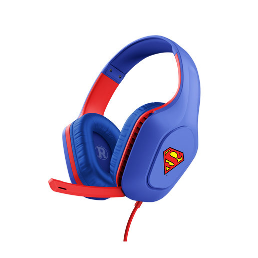 Trust GXT 415SM Zirox Auricolare Cablato A Padiglione Gaming Blu, Rosso