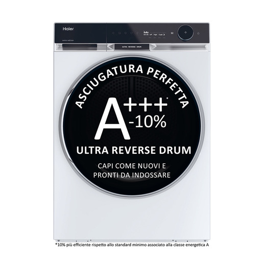 Haier HD90-A3Q397U1-S asciugatrice Libera installazione Caricamento frontale 9 kg Bianco