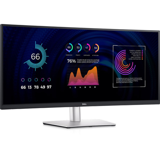 DELL P Series P3424WE Monitor PC 86,7 cm (34.1'') 3440 x 1440 Pixel 4K Ultra HD LCD Nero