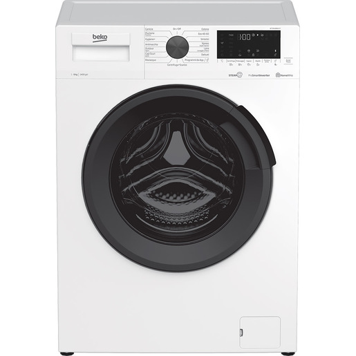 Beko WTX91486AI-IT: Lavatrice a Vapore SteamCure™, 9 kg, 1400 giri/min