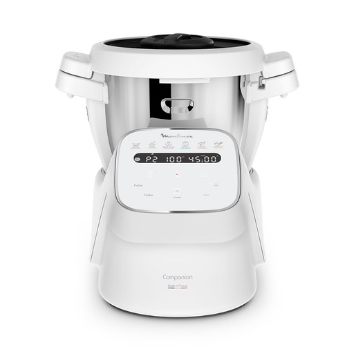 Moulinex Companion Robot Da Cucina con Funzione Cottura, 12 Programmi Automatici, 1550 W, 4,5 L, Bianco, HF8401