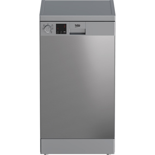 Beko DVS05024X: Lavastoviglie a Libera Installazione Slim, 45 cm, 10 Coperti