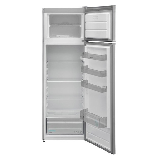 Sharp SJ-FTB03ITXLE frigorifero con congelatore Libera installazione 243 L E Acciaio inox