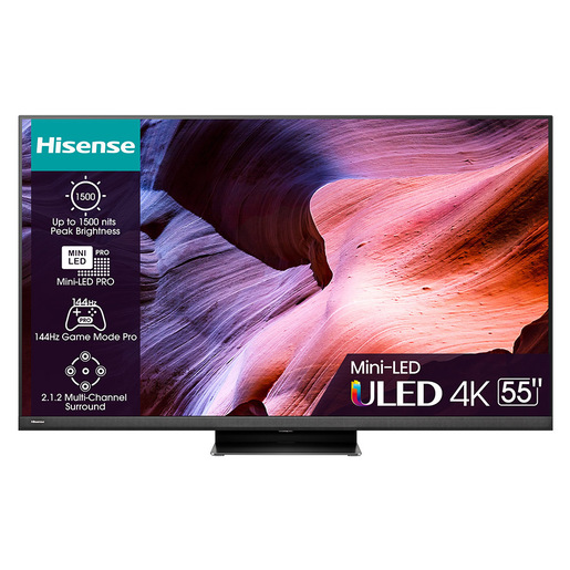Hisense Smart TV Mini-LED 55'' 4K 55U8KQ