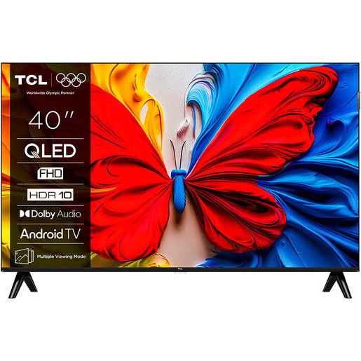 TCL Serie Smart TV QLED FHD 40'' 40S5K, Dolby Audio, HDR10, Android TV