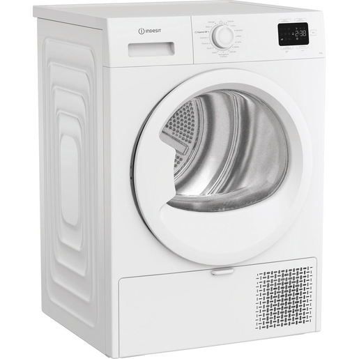 Indesit C YD 84D WW IT, Capacità 8kg, classe C, colore White, Dispay digitale, QuickDry
