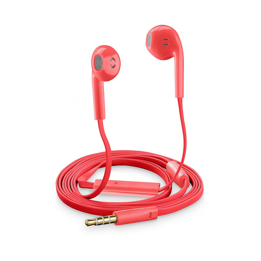 Cellularline Stylecolor Earphones - Jack 3.5mm Auricolare a capsula colorato con connettore Jack 3.5mm