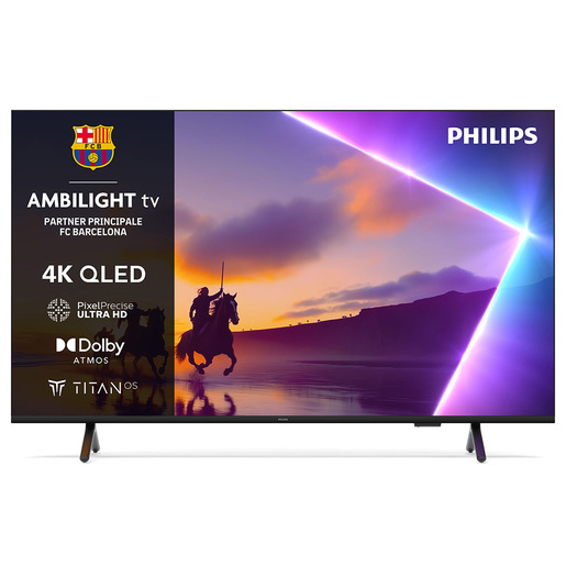 Philips Ambilight TV 65PUS8510 4K UHD QLED 164cm 65'' Smart TV Dolby Atmos Titan OS