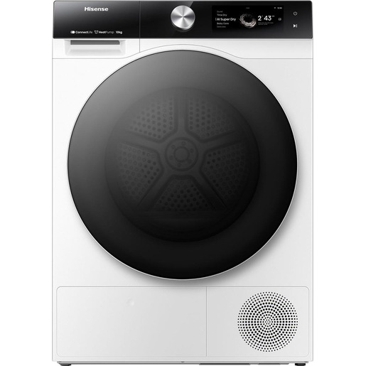 Hisense asciugatrice DH7S107BW 10 Kg Classe A+++ Ai super dry Porta reversibile WiFi