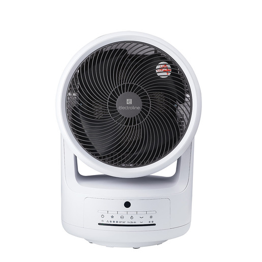 Electroline AC1031AG1L stufetta elettrica Interno Bianco 1500 W Riscaldatore ambiente elettrico con ventilatore