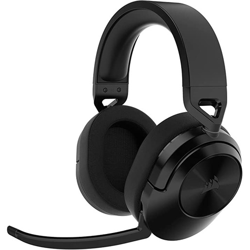 Corsair HS55 WIRELESS Auricolare A Padiglione Giocare Bluetooth Nero, Carbonio