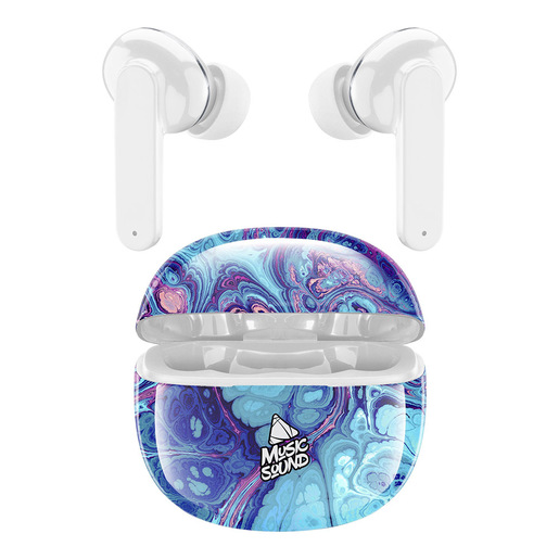 Music Sound Fancy Auricolari in-ear : ergonomici, giovanili e colorati. Con isolamento passivo del rumore assicurano bassi potenti e una qualità audio