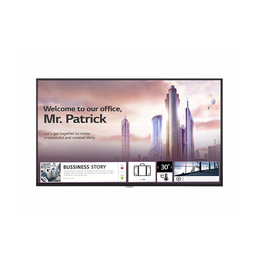 LG 65UH5F-H visualizzatore di messaggi Pannello piatto per segnaletica digitale 165,1 cm (65'') IPS 500 cd/m² 4K Ultra HD Nero Processore integrato Web