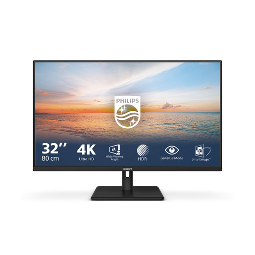 Philips Serie 1000 32E1N1800LA/00 LED display 80 cm (31.5'') 3840 x 2160 Pixel 4K Ultra HD LCD Nero